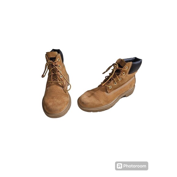 Timberland Boots Youth Boys Nubuck Wheat Color Waterproof 10960 Size 3.5 - Picture 1 of 9